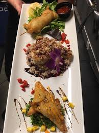 Bring water to boil in a saucepan. Fish Tale Grill By Merrick Seafood It S What S For Lunch Cranberry Macadamia Raspberry Swordfish Over Cranberry Couscous Tempura Lobster Tail Sesame Tuna Wontons Over Wakami Salad Facebook