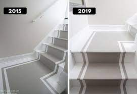 Pros And Cons Of Painted Stairs How Do They Hold Up Over The Years Painted Stairs Stairs Porch And Patio Paint