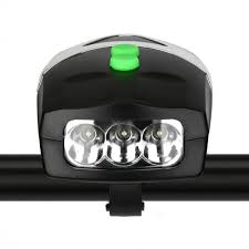 3led Bicycle Bike Light With Horn Bike Bell Headlight Cycling Riding Accessories Walmart Com Walmart Com
