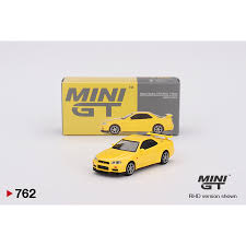 Nissan Skyline GT-R (R34) V-Spec Series MINI GT 164 Model Car | Shopee  Malaysia