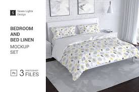 Bedroom And Bed Linen Mockup Set Changing Wall Color Bed Linens Luxury Design Your Home