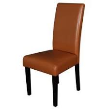 Villa Faux Leather Worn Brown Dining Chairs Set Of 2 Seat Height 20 Inches Dimensions 39 Inche Faux Leather Dining Chairs Dining Chairs Brown Dining Chairs