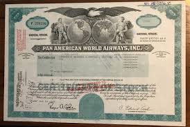 Depending on whether they sell into the short squeeze, this may be one of the. Pan Am Pan Am Corporation Stock Certificate Collectibles Blakpuzzle Com
