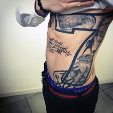 Number 7 tattoo lucky number 7. 60 Real Madrid Tattoo Designs For Men Soccer Ink Ideas