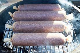 Mix the water, seasoning, liquid smoke, and curing mix with the ground meat. How To Make Summer Sausage Taste Of Artisan