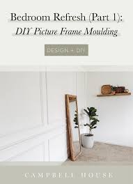 It costs about $5 per eight foot piece, and i think all together we ended up spending $200 on it for both the office and living room. Bedroom Refresh Part 1 Diy Picture Frame Moulding