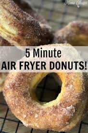 Biscuits In Air Fryer Donuts The Easiest Way To Make Up Some Donuts Ever Best Air Fryer Hack Ever We Used Store Bought Flaky Biscuits In 2020 Air Fryer Recipes Donuts Air Fryer Recipes Air Fryer