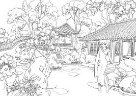 Some of the coloring page names are beautiful scenery colouring in the playroom, beautiful scenery colouring in the playroom, nature coloring for kids crafts coloring nature drawing scenery, top 35 spring coloring online, scenery drawing for kids at getdrawings, landscape coloring, items similar to waterfall nature scene coloring coloring for. Coloring Pages Nature Landscape Forest Mountains Sea Island