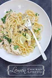 Lemon Chicken Linguine Recipe Recipes Tasty Pasta Chicken Linguine