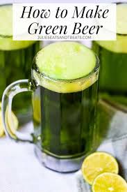 Advertisement step 2 stir in the green food color and serve. How To Make Green Beer Julie S Eats Treats