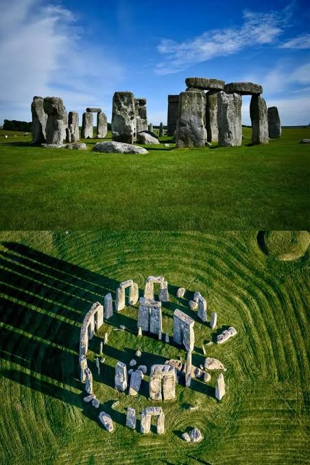 UNA CONSTRUCCIÓN DEL NEOLITICO Stonehenge es un monumento megalítico,  construido entre el final del Neolítico y principios de la Edad del Bronce,  situado cerca de Amesbury, en el condado de Wiltshire (Inglaterra.