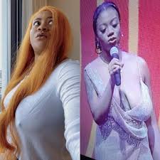 Bbnaija angel weds his canadian model girlfriend felicia flaunt his wedding ring in portharcourt. Nkechi Blessing Sunday Goes Braless To Defend Bbnaija S Angel Who Has Been Shamed For The Shape Of Her Breasts
