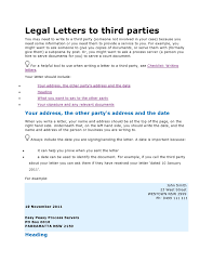 The absence of a properly signed document does not necessarily mean that the above elements have not been satisfied. 47 Professional Legal Letter Formats Templates á… Templatelab