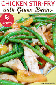 Easy Chicken Green Bean Stir Fry Chicken Green Beans Green Beans Stir Fry