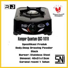 Kompor quantum qgc 101 r. Quantum Kompor Gas 1 Tungku Qgc 101 R Kompor Quantum Qgc 101r Shopee Indonesia