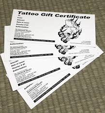 Choose from a rose, human skull with wings or a 50's pinup image in either gold or silver glitter. Atk Gift Voucher Authent Ink
