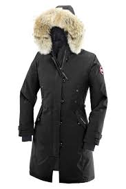 Canada Goose Kensington Slim Fit Down Parka With Genuine