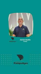 Queremos que conozcas a las personas que conforman Grupo Pampa Agro y que  llevan adelante este equipo! , ., Adrian Basilio es encargado del área de  ventas de la empresa desde hace un año. Adrian va a ...
