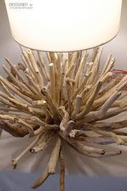 Treibholz Lampe Machte Riesige Korallen Mit Treibholz Auf Die Kustenlinie Drift Gesammelt Und Behandelt Driftwood Lamp Wedding Centerpieces Mason Jars Diy Lamp