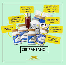 Ostematrix, set berpantang, shaklee product, tips berpantang. Set Berpantang