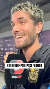 Rodrigo De Paul post partido contra Bolivia 🎤7️⃣, 🎥 @bolavipar