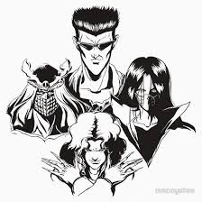 After a number of tests presented to. March Of The Toguro Team Black White Essential T Shirt By Manoystee Anime Life Anime Comics Black And White