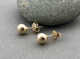 5 out of 5 stars. Round Stud Earrings Gold Earrings Small Earrings Ball Studs Dainty Earrings Simple Studs Everyday Earrings Circle Earrings Gold Earrings Studs Stud Earrings Gold Earrings