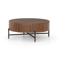 Tinsley Coffee Table Natural Brown France Son Coffee Table Drum Coffee Table Black Coffee Tables