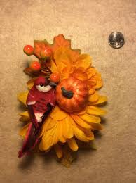 Red Bird With Spiky Hair Autumn Harvest Rockabilly Hair Flower Pumpkin Red Bird Pinup Etsy Flowers In Hair Pumpkin Flower Rockabilly Hair