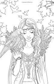 Pin On Colorterapia Coloring page for kids coloring pages sheets cool pictures mythical colouring pages for adults people.