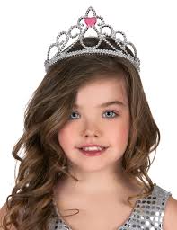 Diadema Donna Corona Da Principessa Rosa E Argento: Accessori,e Vestiti Di  Carnevale Online Corona Compleanno