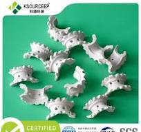 25mm 50mm Ceramic Super Intalox Saddle Ring Packing for Drying Tower