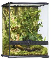 Exo Terra Glass Terrarium Tall Rainforest Habitat Habitats Terrarium For Sale