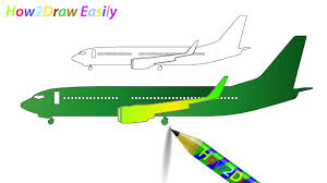 Airplane Drawing Coloring Airplane Plane Drawings Drawinglessons Howtodraw Colo Learning Colors Step By Step Drawing Easy Drawings