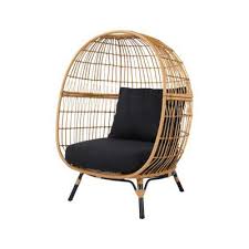 Fauteuil Oeuf De Jardin Goodhome Apolima Effet Rotin Marron Castorama En 2020 Fauteuil Oeuf Castorama Chaise