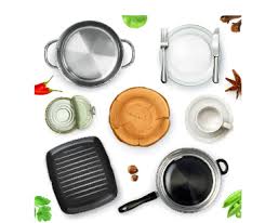 kitchen utensils design elements vector