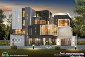 7 Bedroom Box Model Ultra Modern Home Ultra Modern Homes House Architecture Design Kerala House Design