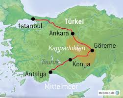 Antalya, antalya, standort auf der karte, türkei. Istanbul Kappadokien Rundreise Net Tours Gmbh