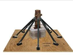 Heavy Duty 8 Brace Christmas Tree Stand This New And Improved Stand For Big Chrsitmas Trees Check This Awe Christmas Tree Stand Tree Stand Big Christmas Tree