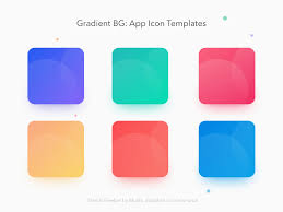 Gradient App Icon Templates Mockuplove App Icon App Icon Design Icon