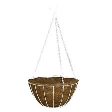 These baskets include a water reservoir that replenishes soil moisture, decreasing how often you need to water. Master Garden 14 Metal Grower S Hanging Basket At Menards