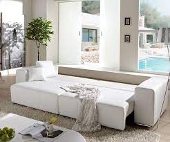Dieses polstermöbel ist das kommunikative. Couch Marbeya Weiss 290x110 Cm Mit Schlaffunktion Big Sofa Ebay