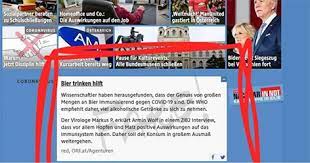 Fake News Bier Hilft Nicht Gegen Das Corona Virus Oe3 Orf At