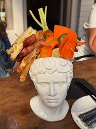 Ex front of house member @mctysk making the Norman's Bloody Mary which is  now