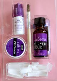 Combine acrylic powder with acrylic liquid on the end of a brush. Do It Yourself Apply Your Own Acrylic Nail Tips Cheaply The Pole Place