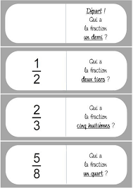 Laclassebleue Cm Nombres Les Dominos Des Fractions Math Fractions Teaching Math Fractions