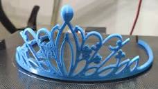 Bridal Floral Tiara Remix Print Without Support by yong3dprint ...