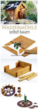 Eau Courante Dans Le Jardin Le Moulin A Eau Construit Par Lui Meme Apporte Une Grande Decoration Selber Bauen Wasser Im Garten Diy Wasserbrunnen