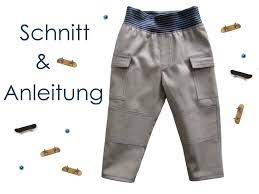 Schnitt kinderhose mit seitlichen taschen kostenlos zum ausdrucken. Schnitt Anleitung Kinder Cargohose Cargopants Gr 62 128 Lunicum