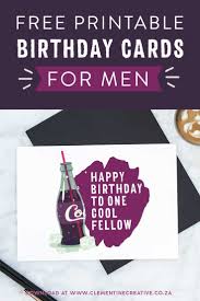 Cards are available in two sizes: Printable Birthday Cards For Him Premium Stay Cool Free Printable Birthday Cards Dad Birthday Card Birthday Card Printable